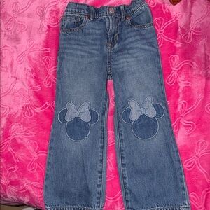 GAP Kids Blue Jeans with Bow Patch